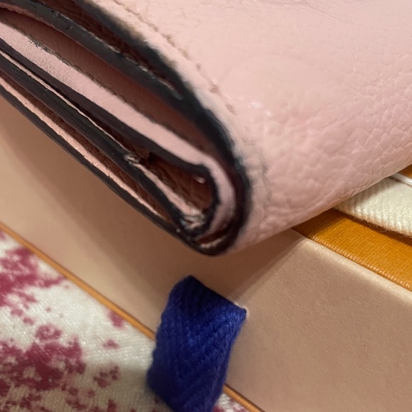 Louis Vuitton Emprente Pink Leather Compact Wallet - Picture 7 of 15